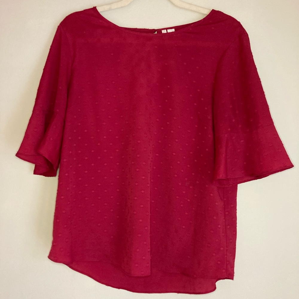 ELLE Hot Pink Blouse
